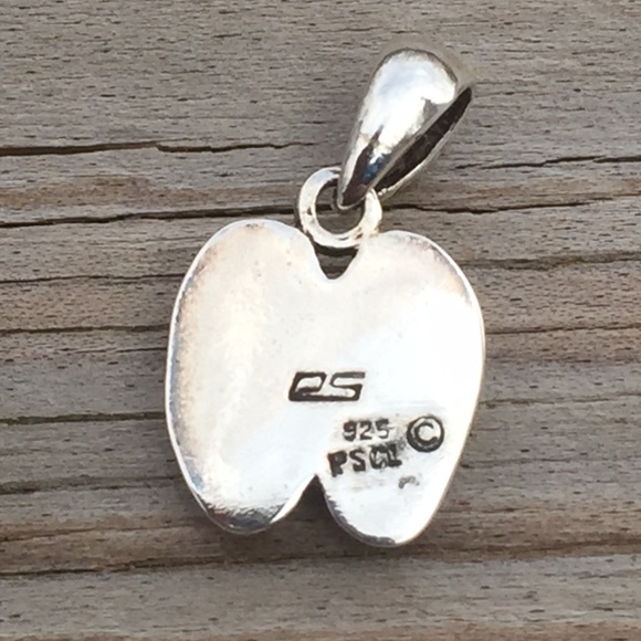 SOLD Flip Flops Pendant Sterling Silver Beach - Picture 6 of 7